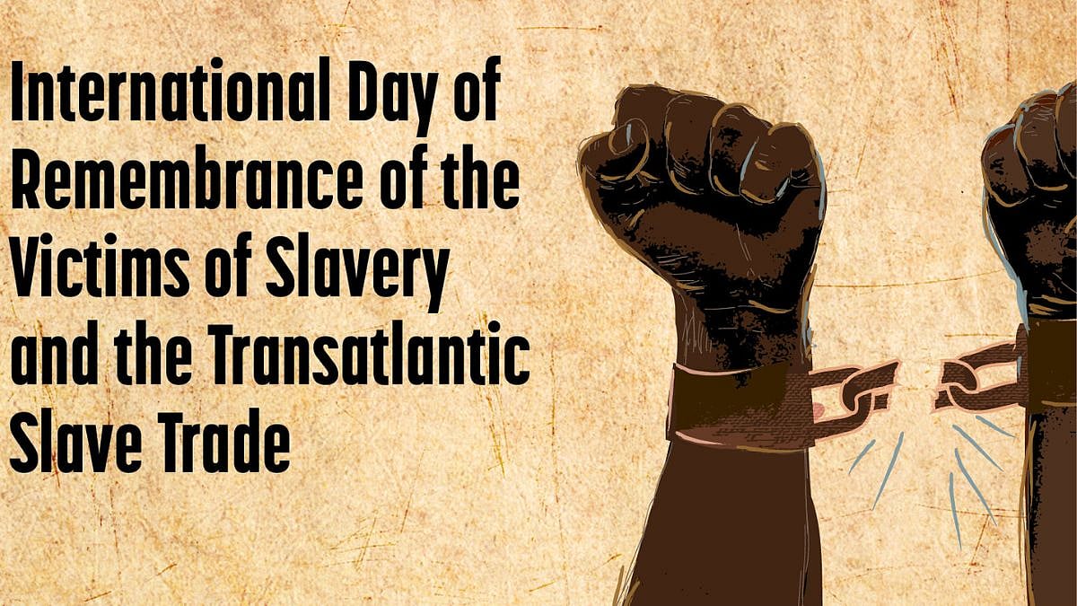 International Day of Remembrance of the Victims of Slavery and the Transatlantic Slave Trade | Twitter/@CdnHeritage