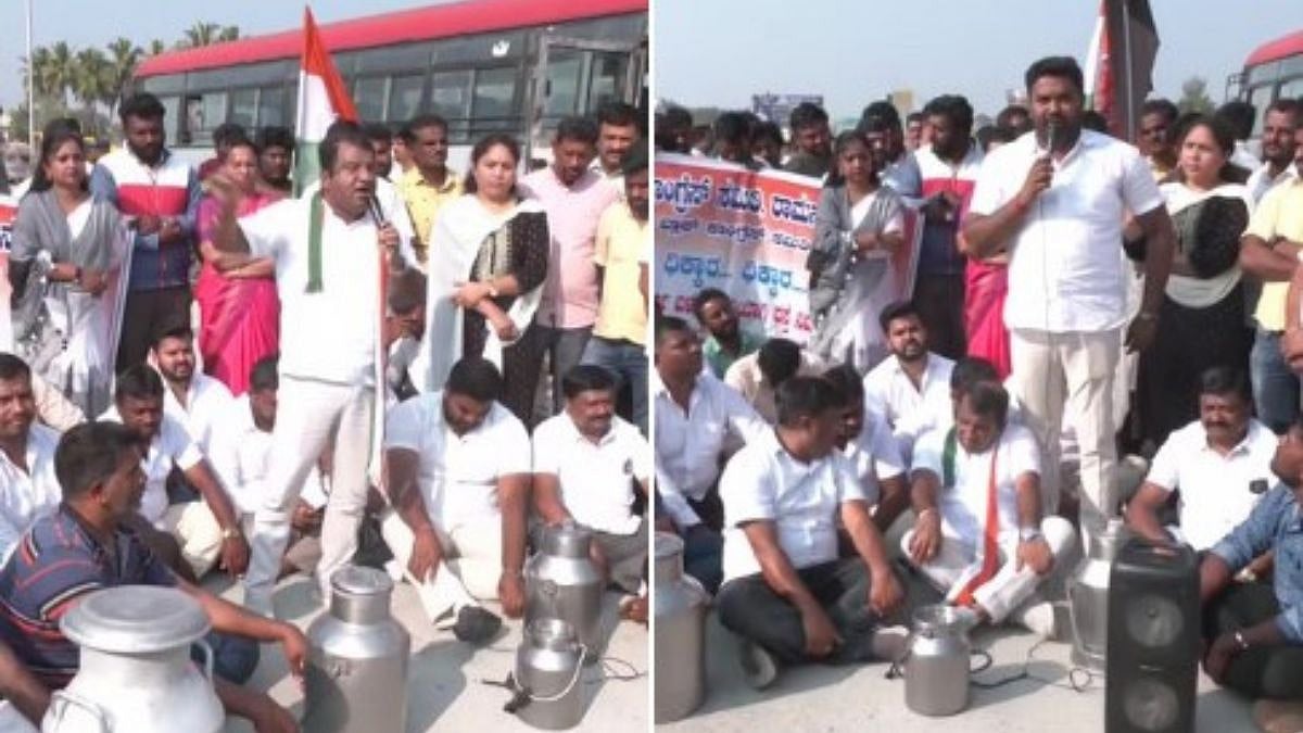 Congress workers detained amid protest against toll collection at Bengaluru-Mysuru expressway; visuals surface | 