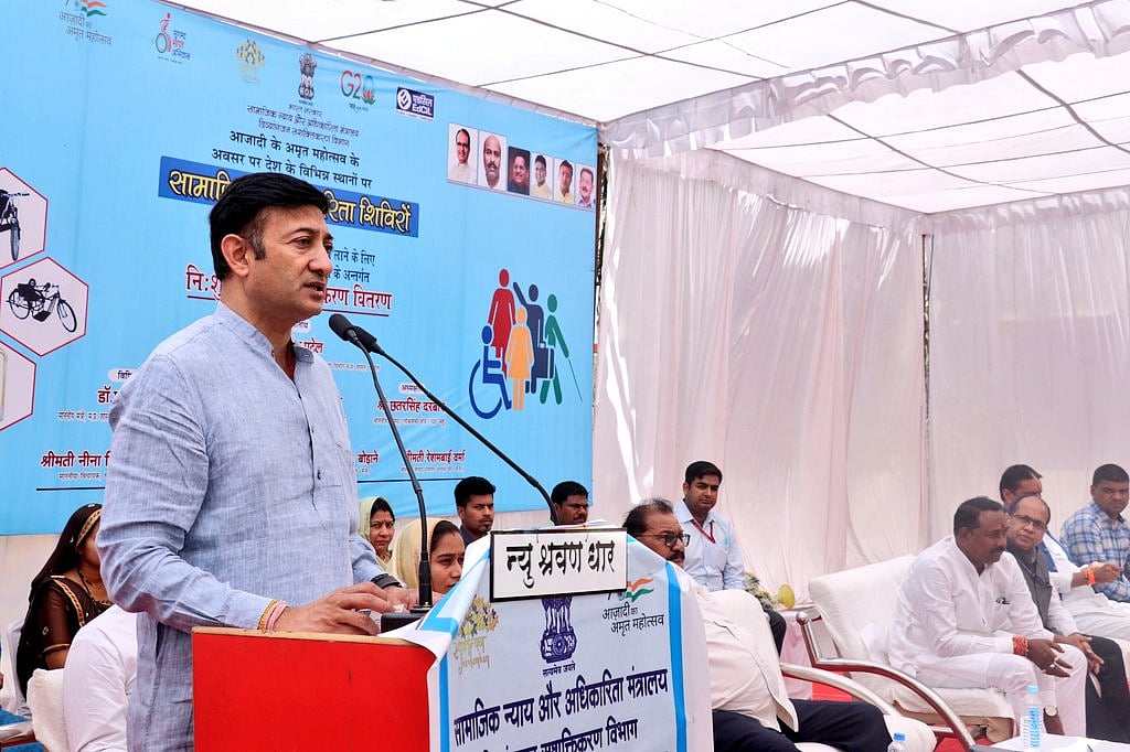 Madhya Pradesh: Physical aids, assistive devices distributed among divyangs under ADIP in Dhar