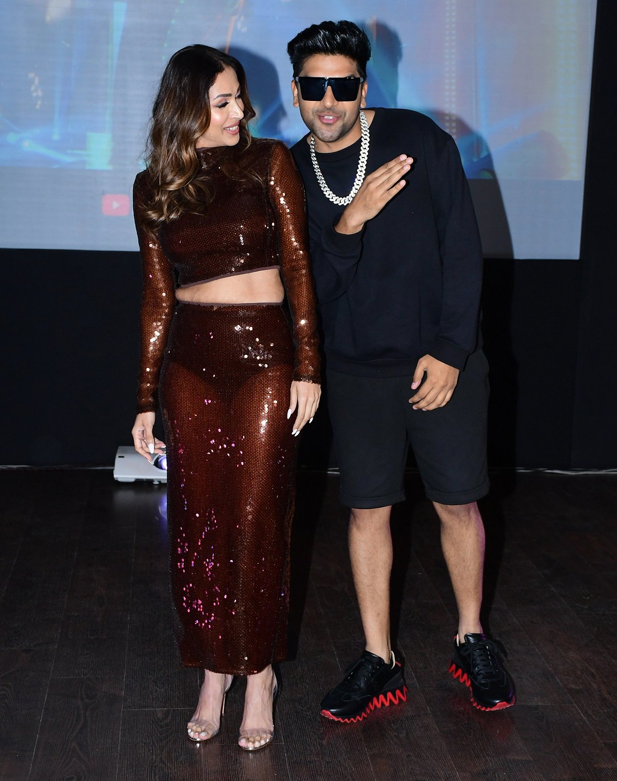 Malaika Arora and Guru Randhawa 