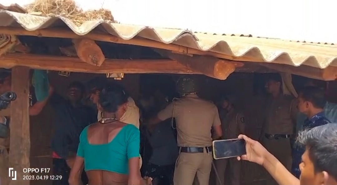 Photo of evacuation on April 18