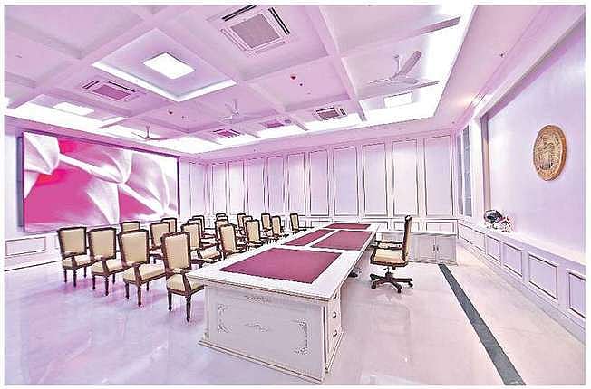 One of the meeting halls 