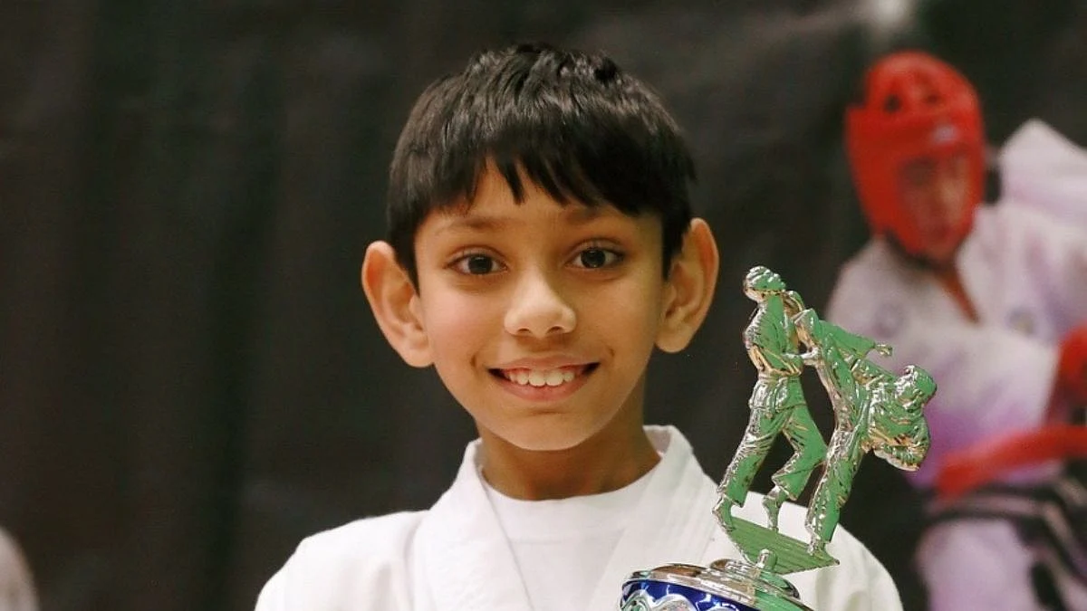 Tylden Raposo won the first prize at the Lion's Taekwondo Schools Independent (LTSI) IXX South East Opens tournament in London on March 5 | 