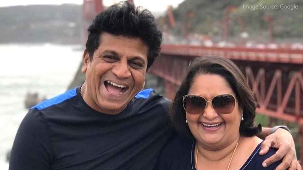 Shivarajkumar and wife Geetha Shivarajkumar | Twitter