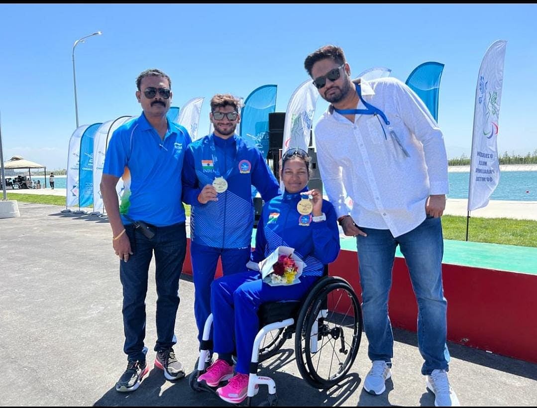 MP power couple makes splash in Asian Paracanoe championship, wins gold in their respective categories