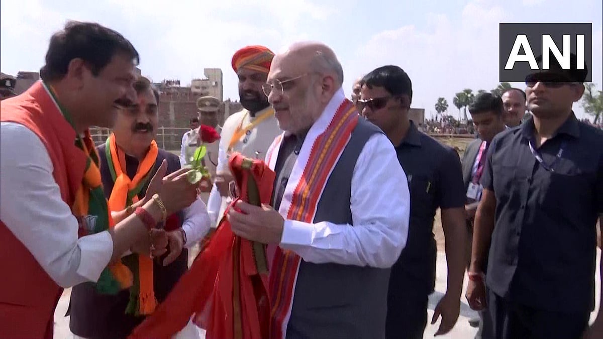 Bihar: Amit Shah reaches Nawada amid communal tensions in state; visuals surface