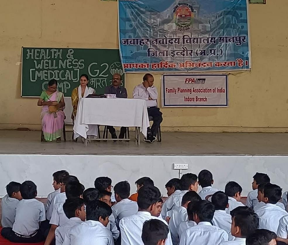 MP: Health check-up camp at Jawahar Navodaya Vidyalaya Mhow