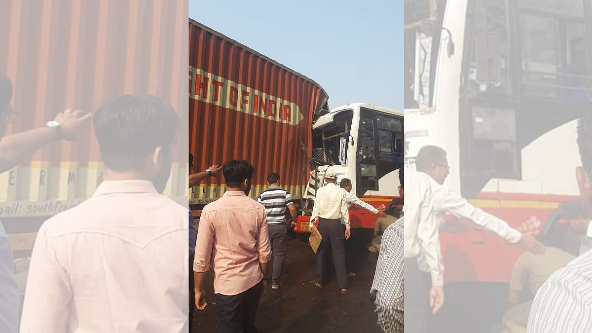 Palghar: 21 injured as bus collides with truck in Varle village