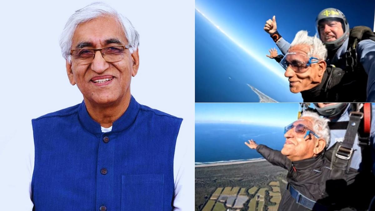 Viral Video: 70-year-old Chhattisgarh Minister TS Singh Deo goes skydiving in Australia, narrates...