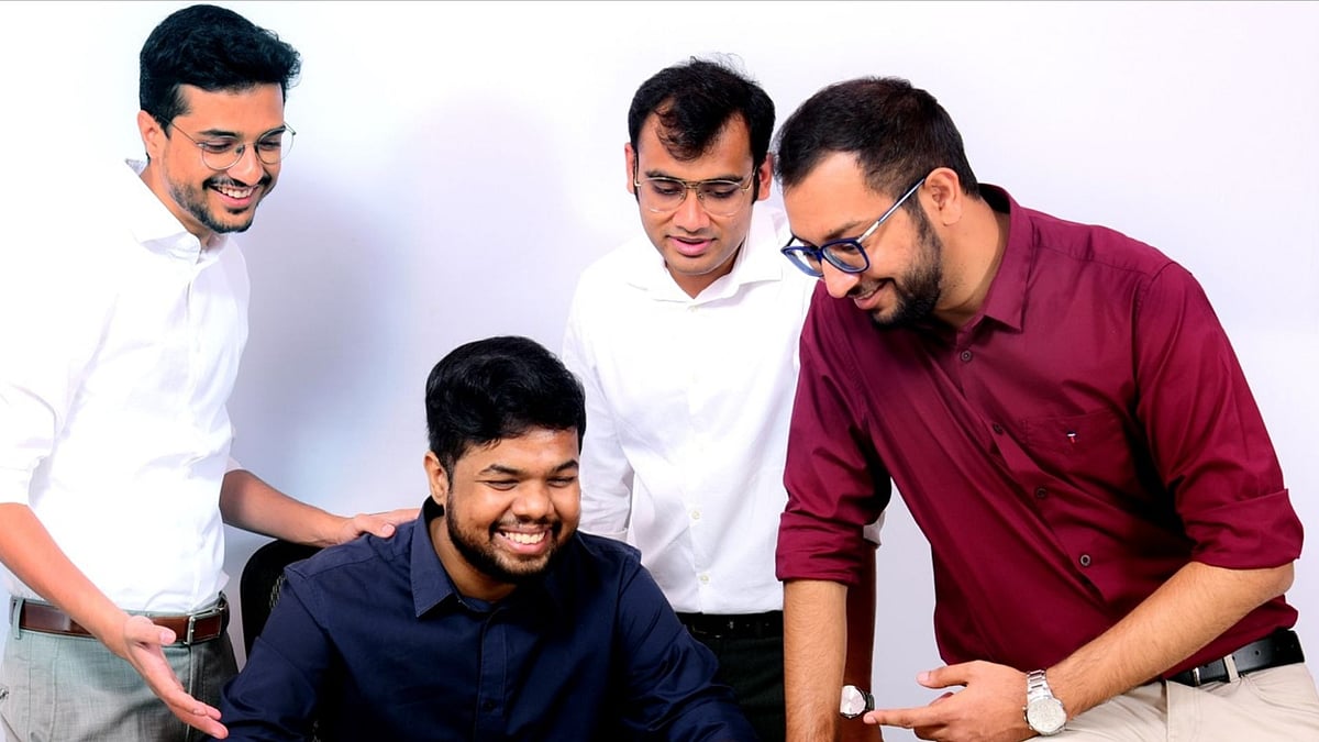 Teachmint founders Mihir Gupta, Anshuman Kumar, Payoj Jain, and Divyansh Barodia found the edtech startup in 2020.  | Teachmint 