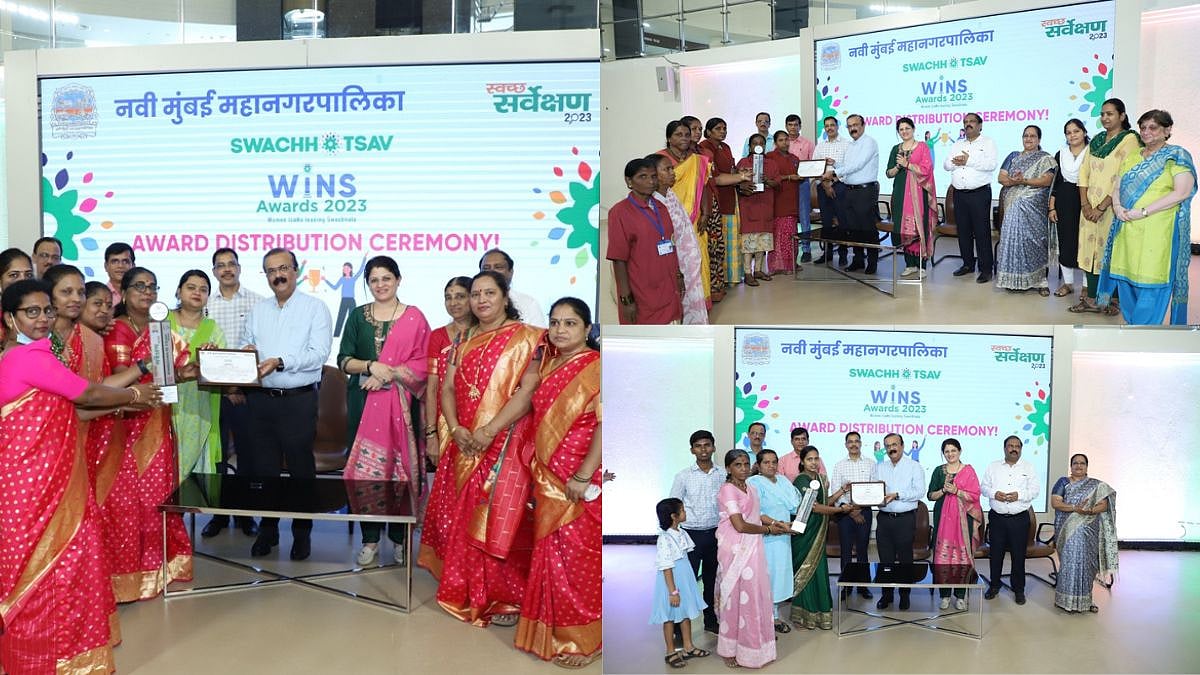 NMMC felicitates winners of WINS Award under Swachhotsav