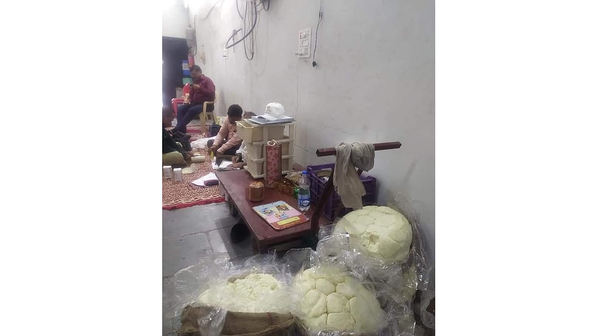 Madhya Pradesh: Mawa worth Rs 69L seized from cold storage in Unhel