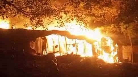 Mumbai:  5 stray dogs die in Malad's Appa Pada slum's fourth fire mishap in five months