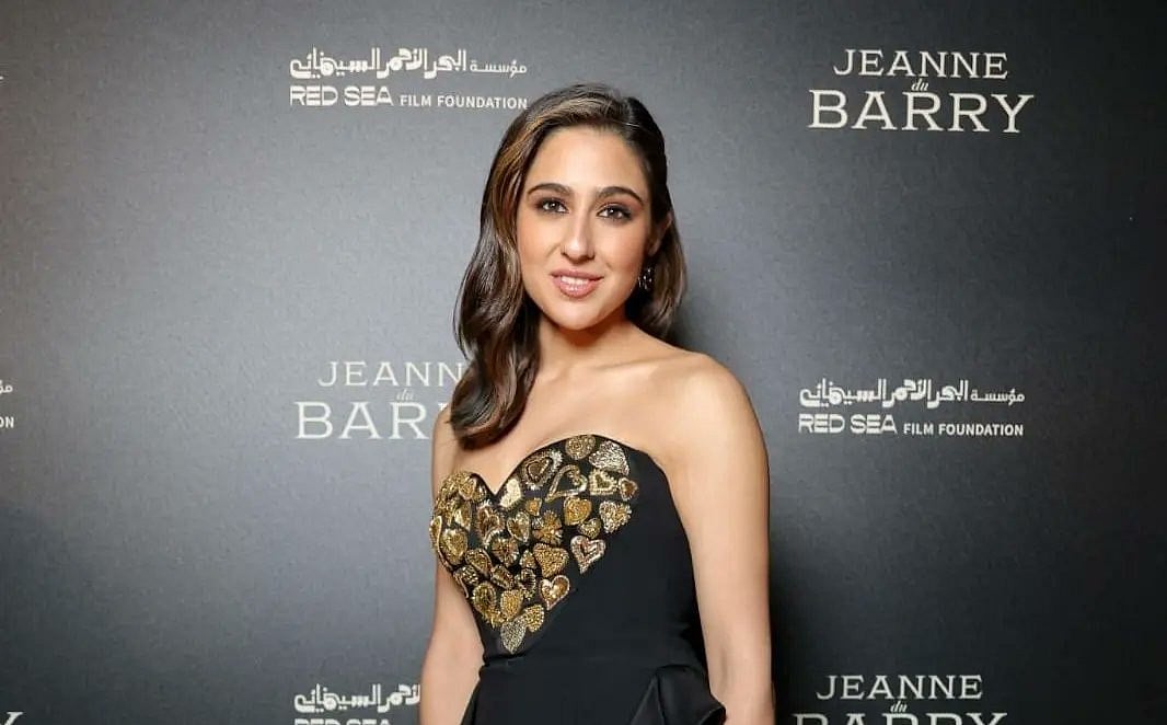 Cannes 2023: Sara Ali Khan stuns in black strapless gown after flaunting desi avatar