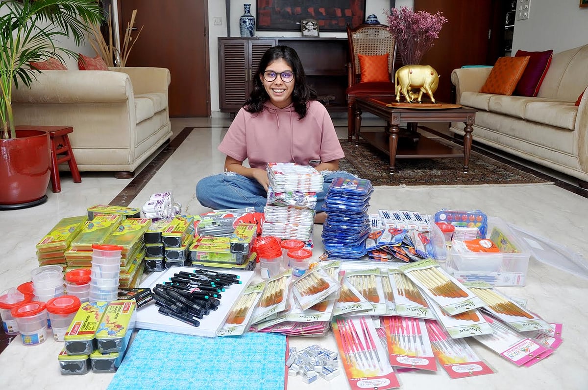 Gauri Gupta, 15, founder of Art Ki Pathshala | 