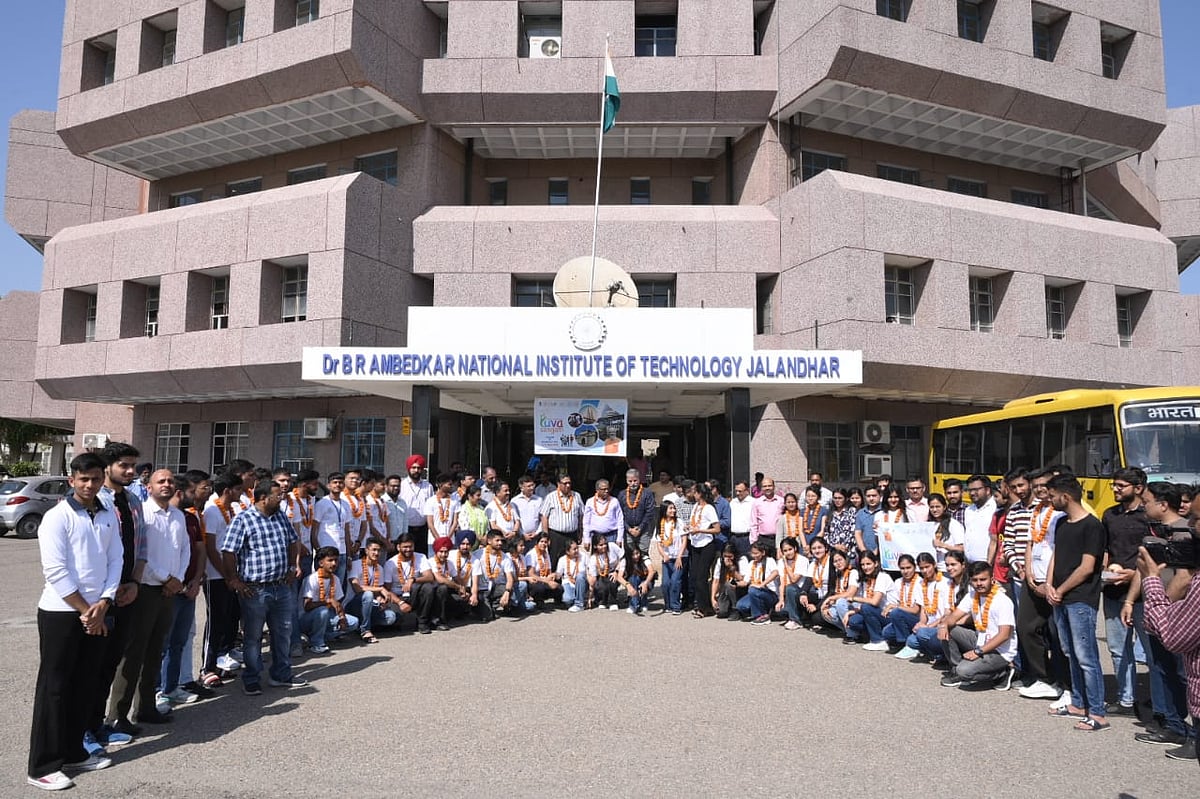 45 student delegation from Dr. B.R. Ambedkar National Institute of Technology in Jalandhar