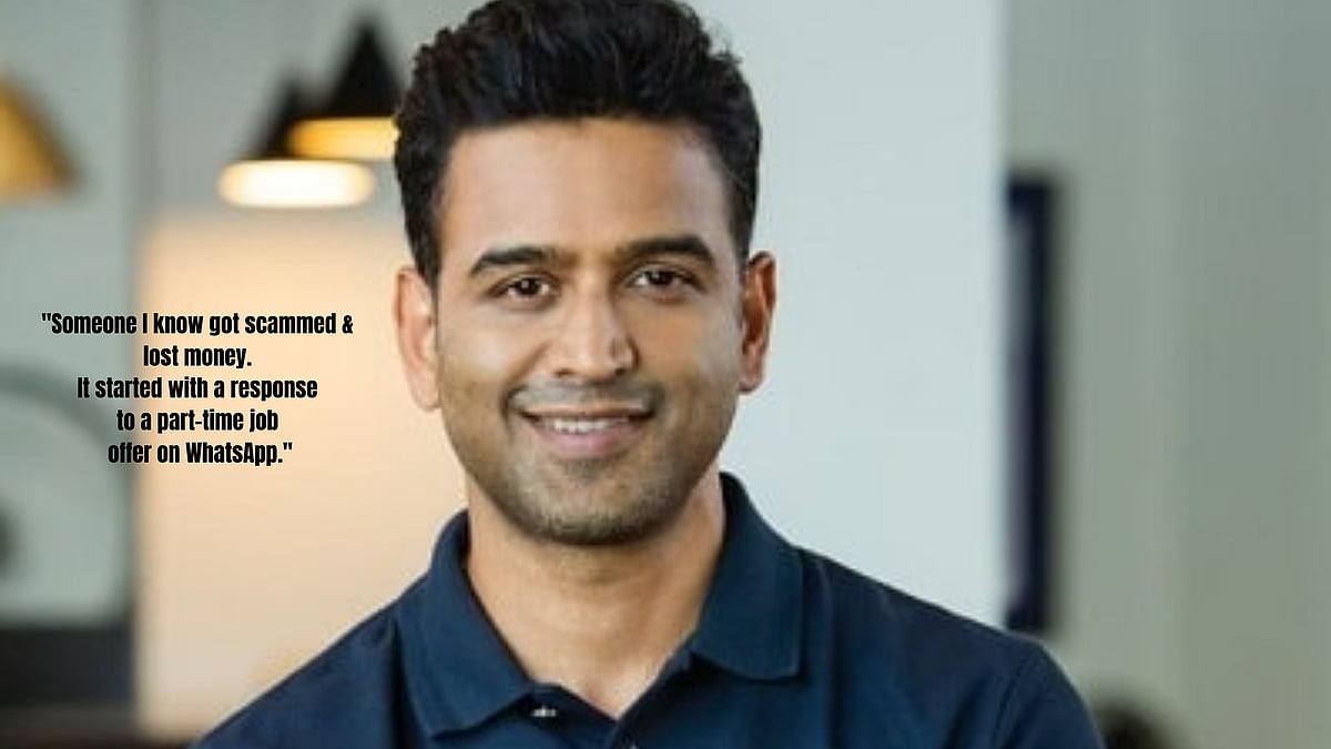 Zerodha CEO shares a friend's story about getting scammed on WhatsApp and losing ₹5 lakh