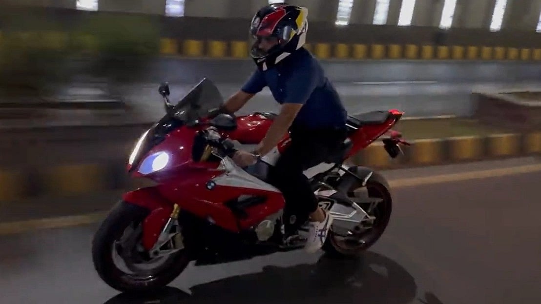 Babar Azam takes his BMW S1000 RR bike for spin, fans asks Pakistan captain to exercise caution ahead of ODI World Cup 