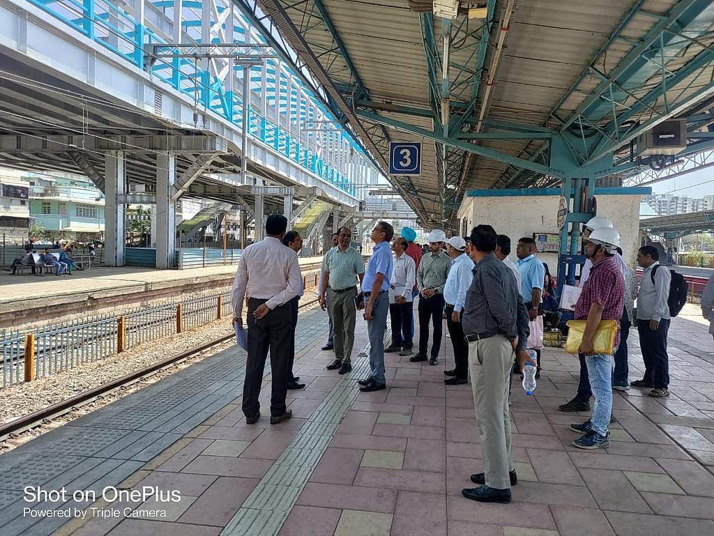 Picture from MRVC Chairman and MD Shubash Chand Gupta's inspection visit