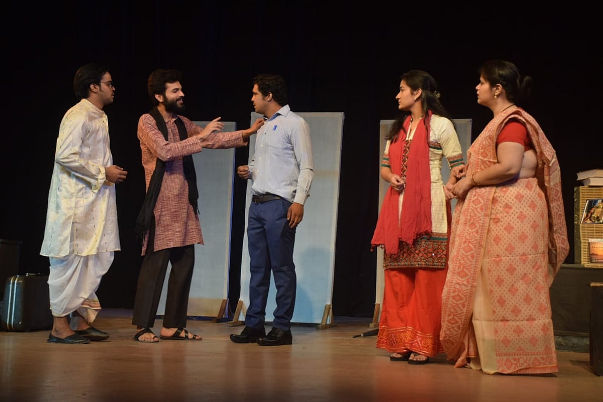 Bhopal: Dharamveer Bharati’s Nadi Pyasi Thi staged at 14th Srijan Natya Mahotsav Evam Samman Samaroh