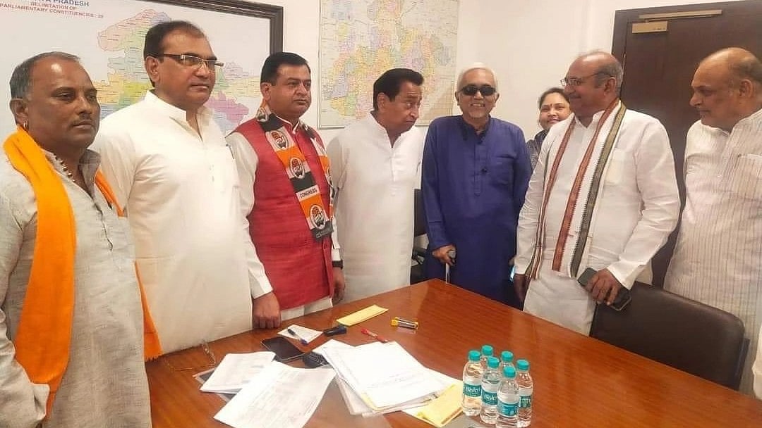 Madhya Pradesh: Former BJP MLA from Datia Radheshyam Baghel joins Congress