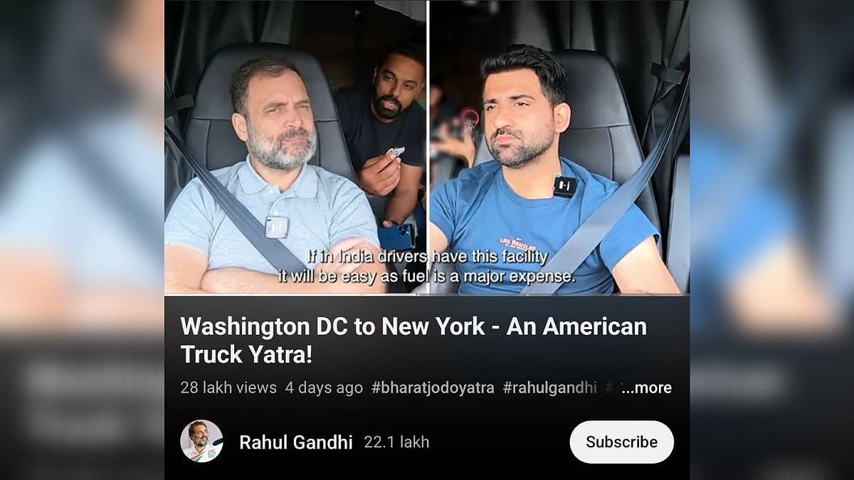 Rahul Gandhi's American Truck Yatra Turns To Be PR Event; Twitter User Shares Proof
