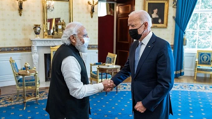 PM Narendra Modi with US President Joe Biden | ANI