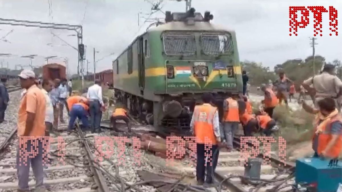 Bihar: Goods Train Derails In Samastipur, Major Mishap Averted; Visuals Surface