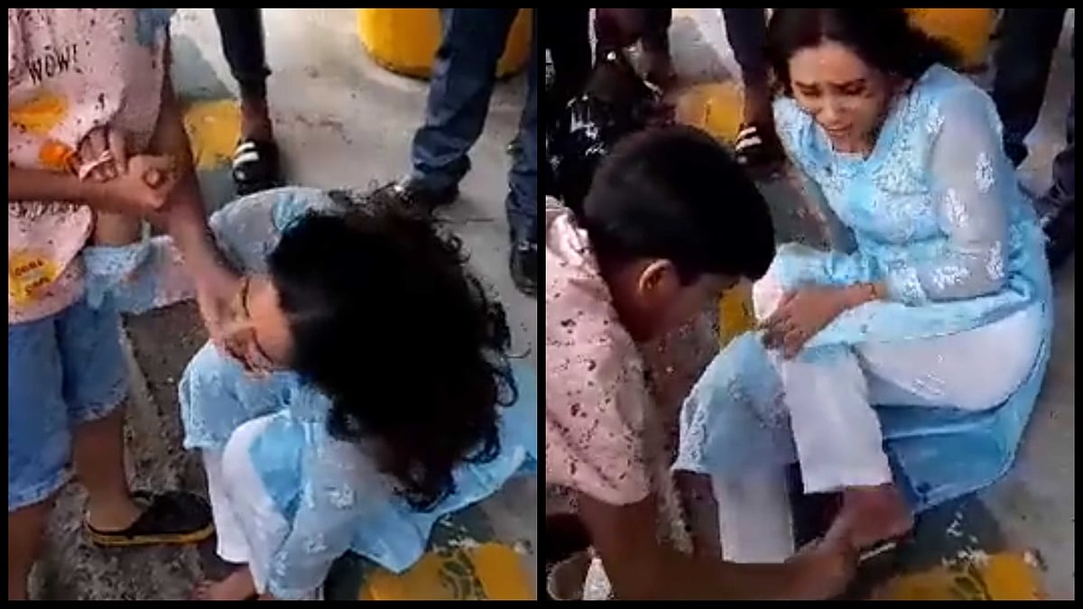 Noida: Woman Severely Injured As Bike-Borne Robbers Snatch Her Phone In Adobe Company's Vicinity; Visuals Surface