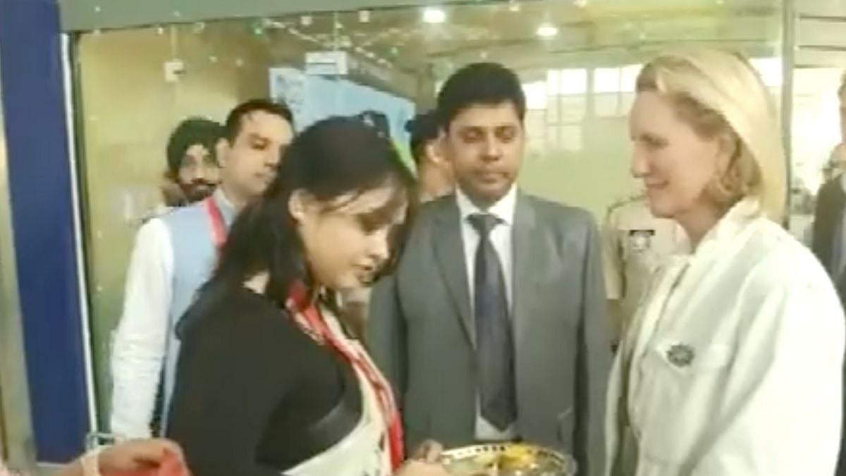 WATCH: USAID Deputy Administrator Isobel Coleman Arrives In Varanasi For G20 Meeting