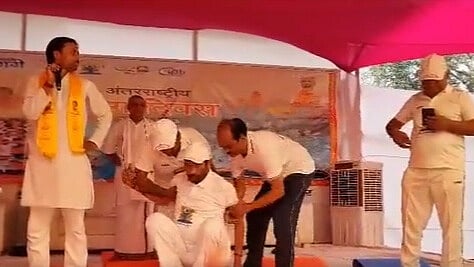 WATCH: Union Minister Pashupati Paras Taken Ill While Practicing Yoga In Bihar's Hajipur