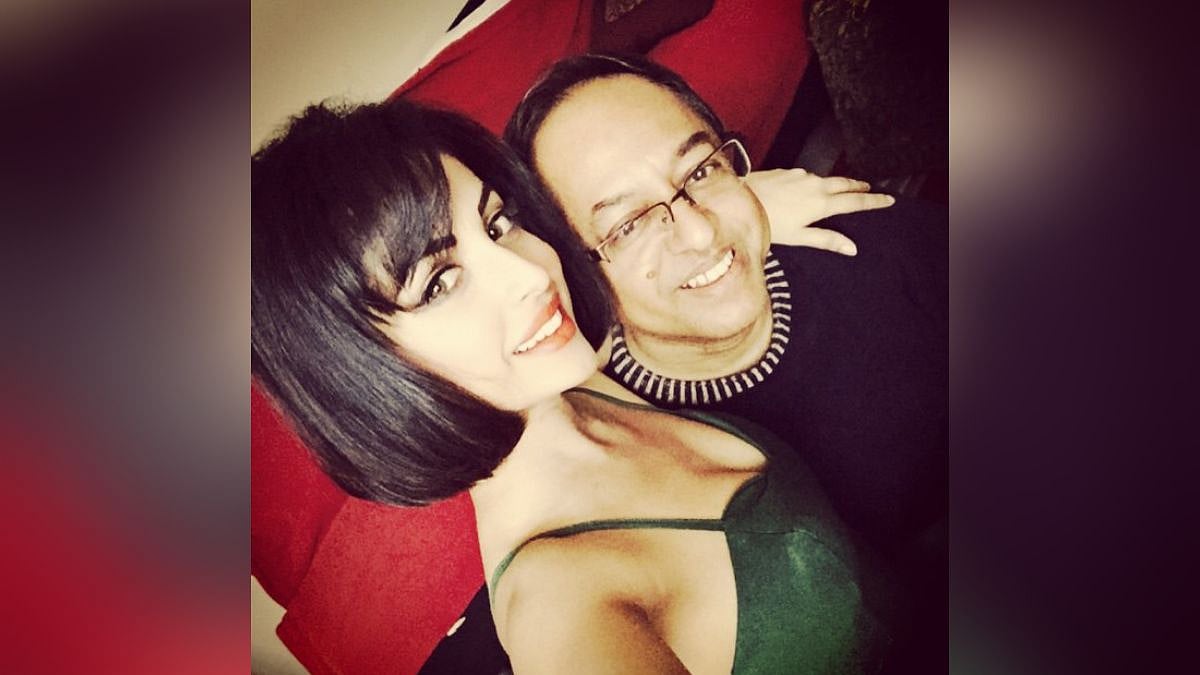 Priya Banerjee with her father