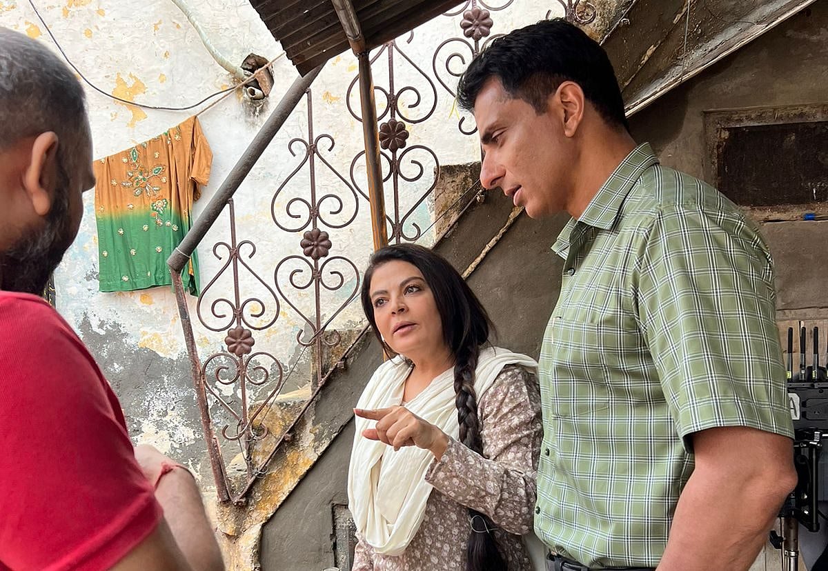 Sheeba Akashdeep with Sonu Sood