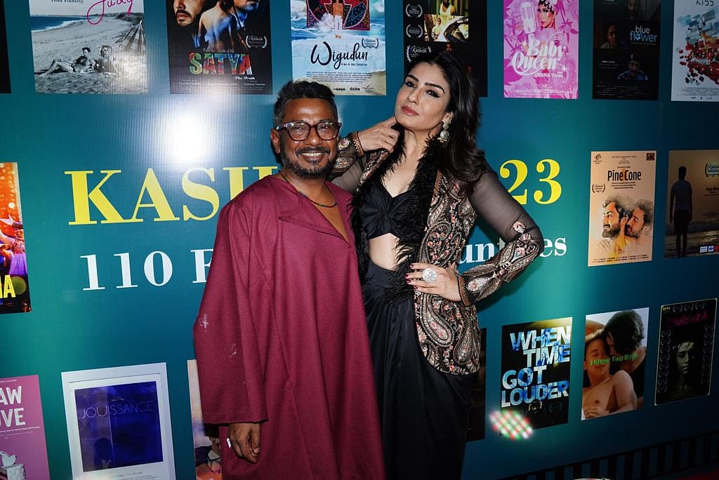 Raveena Tandon Accompanies Onir at KASHISH Mumbai International Queer Film Festival