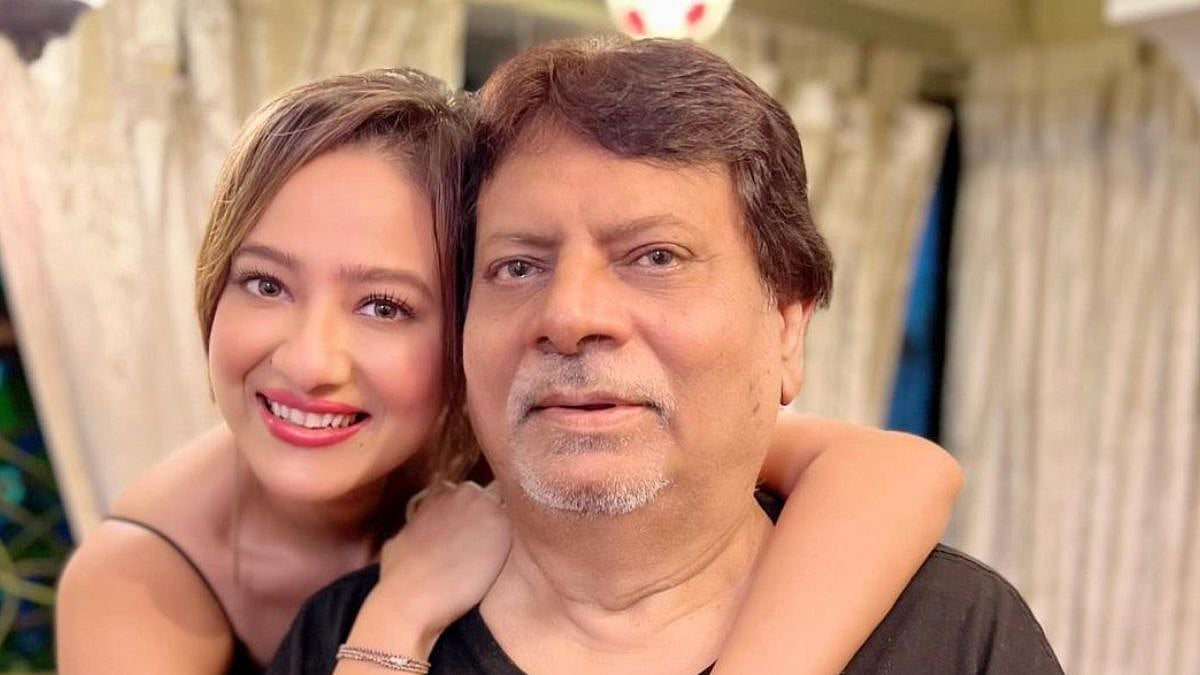 Madalsa Sharma with her father Subhash Sharma