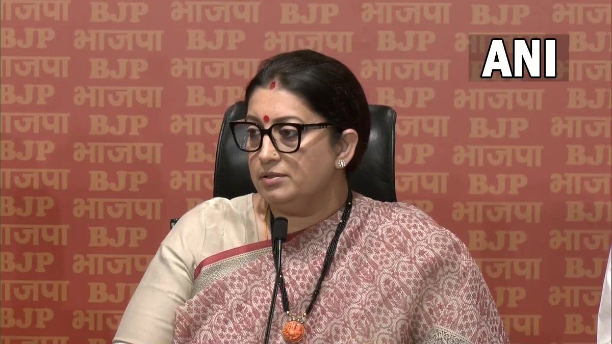 'I Especially Thank Congress...': Here's What Smriti Irani Said Ahead Of Opposition Meet In Patna