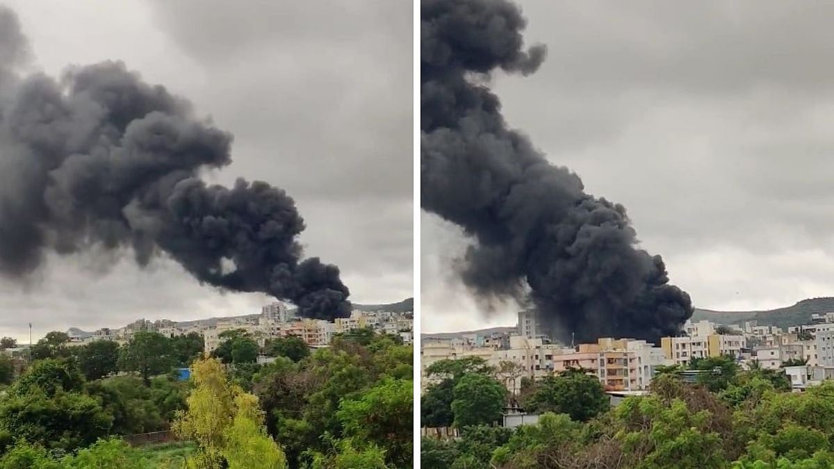 Pune News: Massive Fire Breaks Out At Godown In Yewalewadi; Visuals Surface