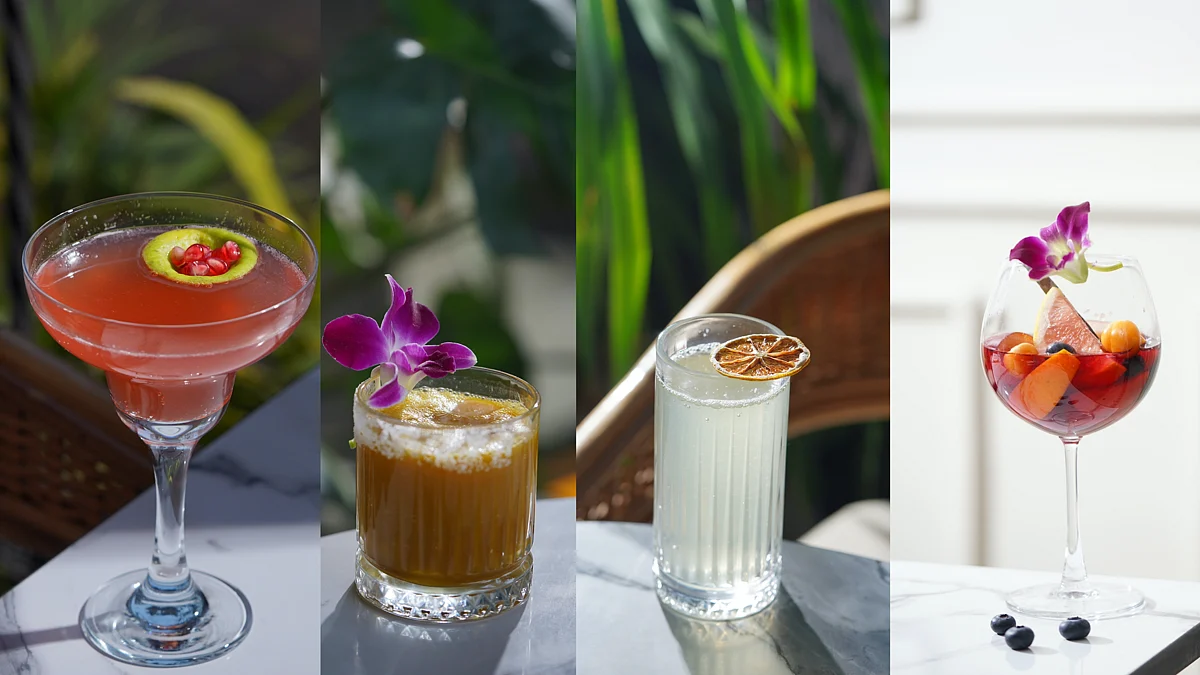 Enjoy a refreshing Wine Cocktail Menu this Monsoon at Café Noir