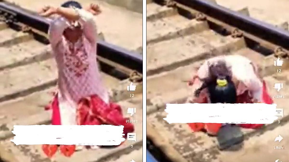 Agra Viral Video: Woman Dances On Railway Track, Daughter Records Reel; Both Arrested