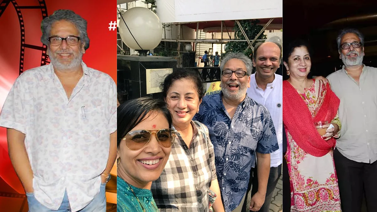 Vijay Kenkre with his wife Mangal