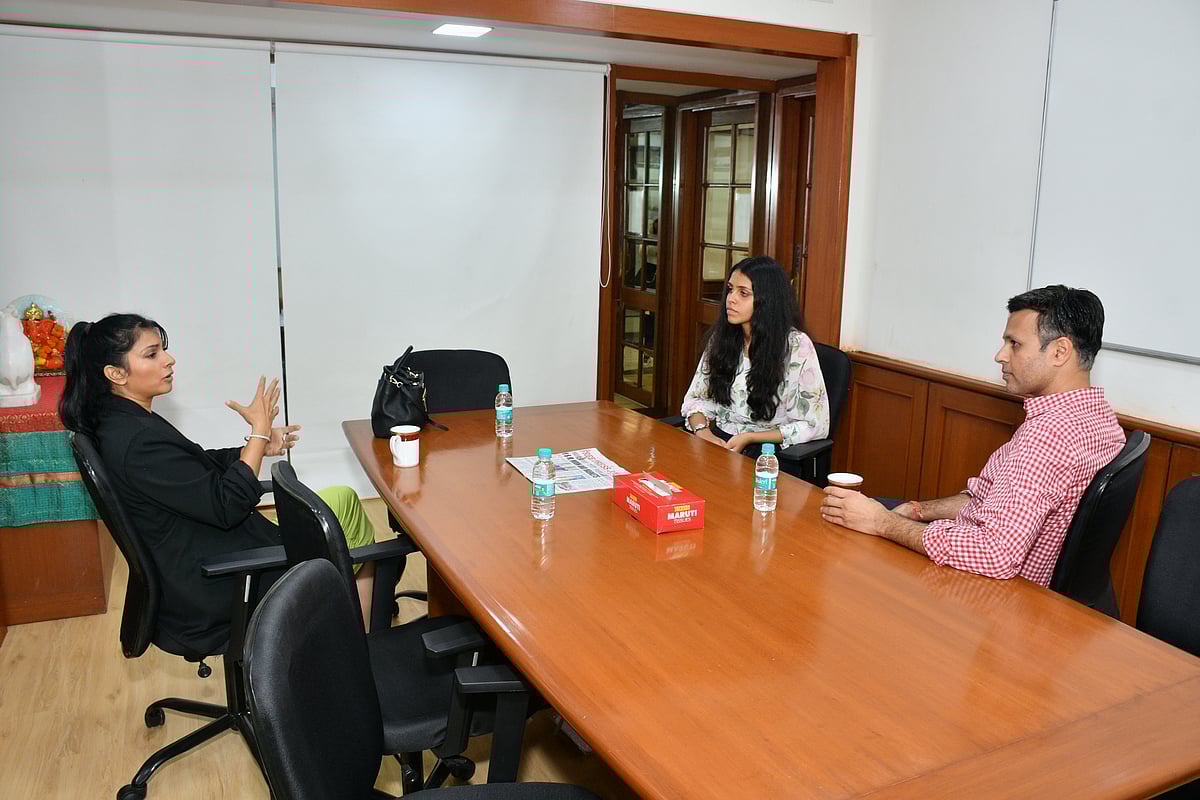 Tanishaa Mukerji in conversation with Vidhushi Karnani and Abhishek Karnani