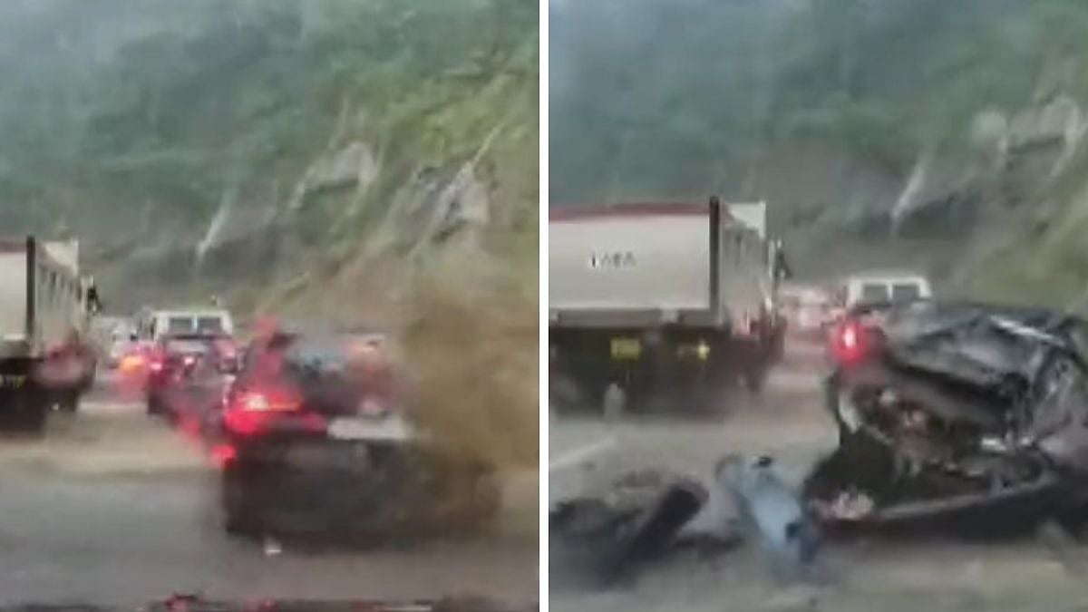 Nagaland: 2 Dead, 3 Injured After Massive Boulder Crashes Into Cars On Highway Near Dimapur;...