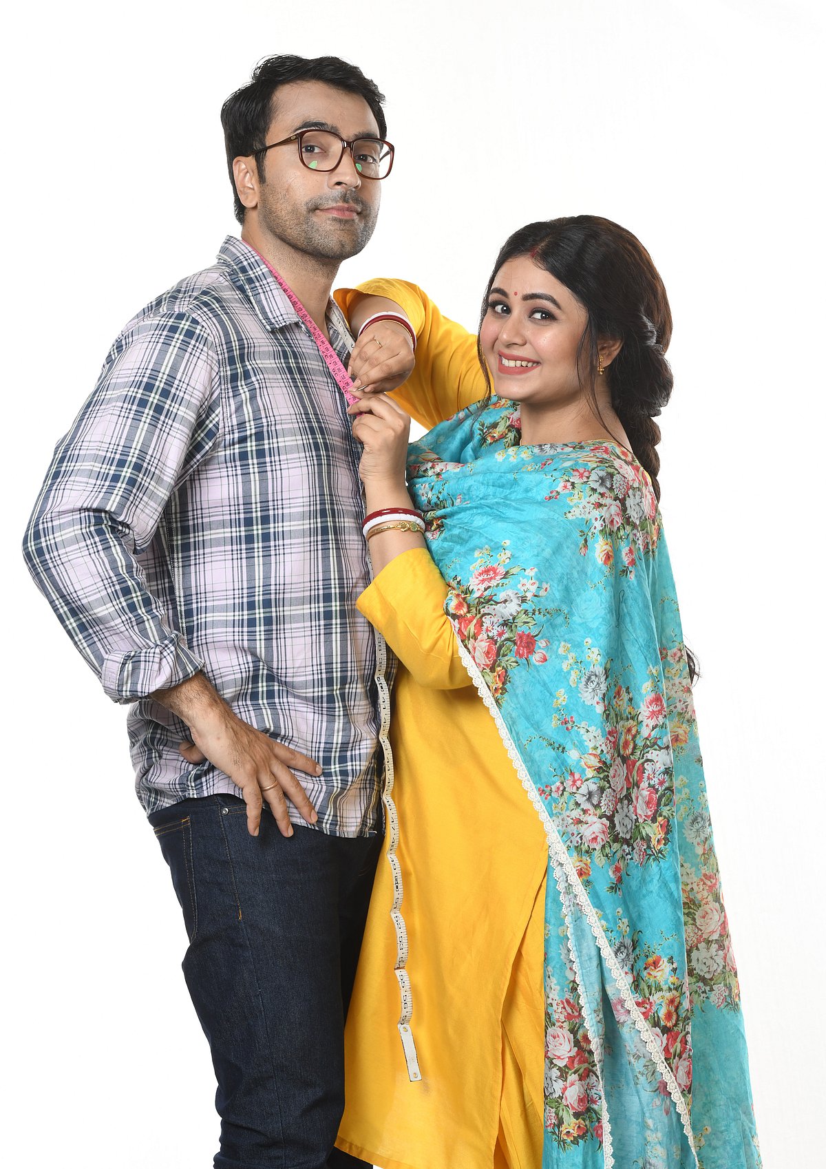 Abir Chatterjee with Ritabhari Chakraborty