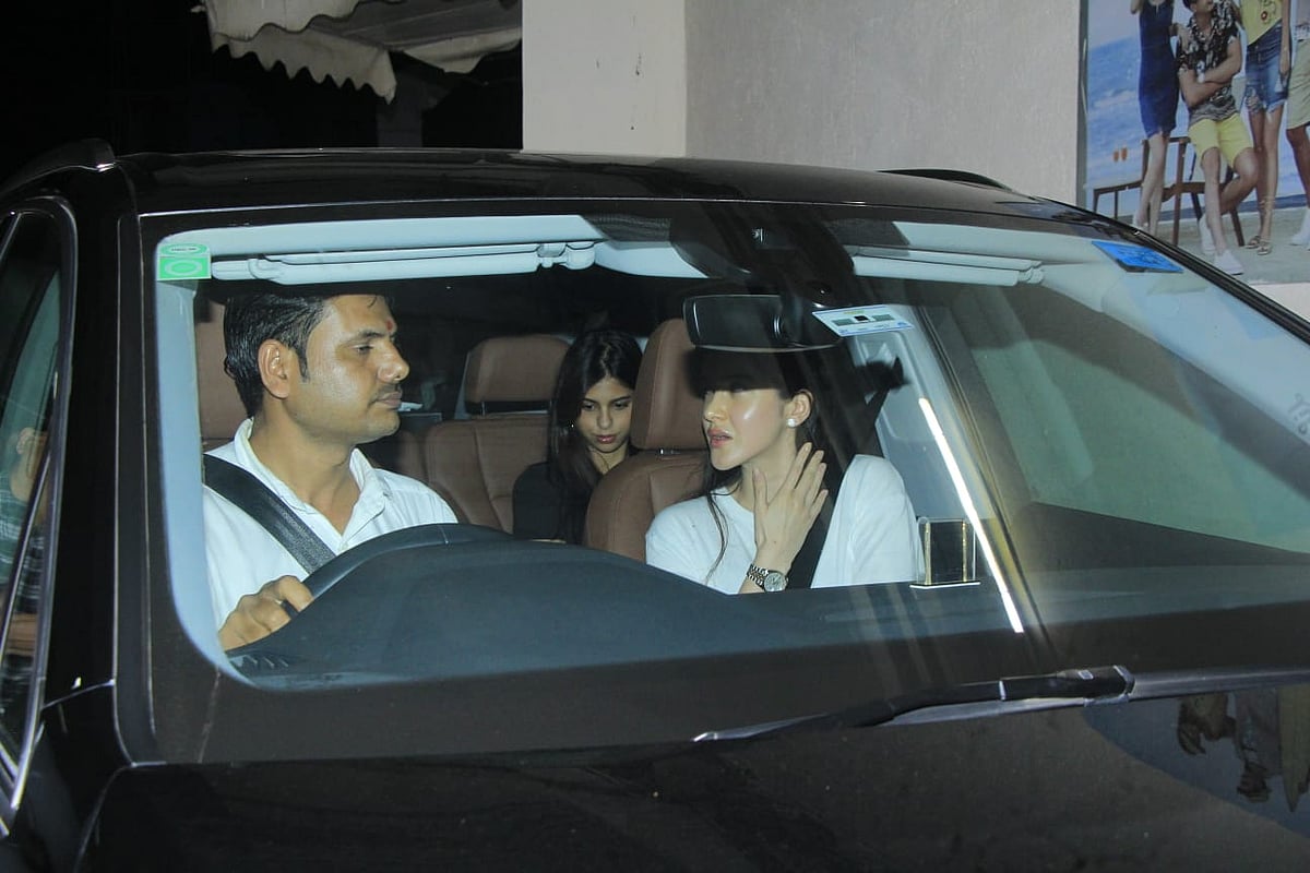 BFFs Suhana Khan, Shanaya Kapoor Step Out For Movie Date In Mumbai