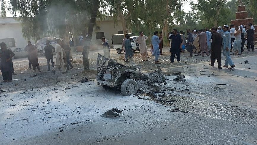 On Camera: Suicide Bomber Attacks Security Convoy In Pakistan's Peshawar; At Least 8 Injured