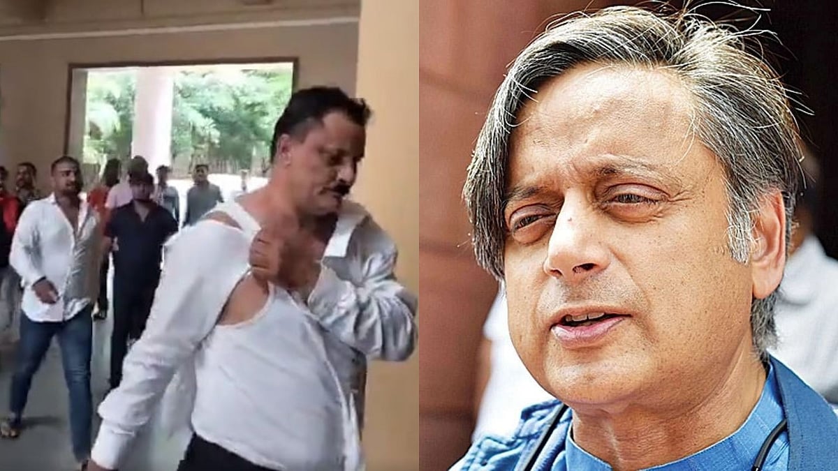 Shashi Tharoor reacted strongly against the attack on principal of Pune's DY Patil High School, Mr. Alexander Coates Reid.  | 