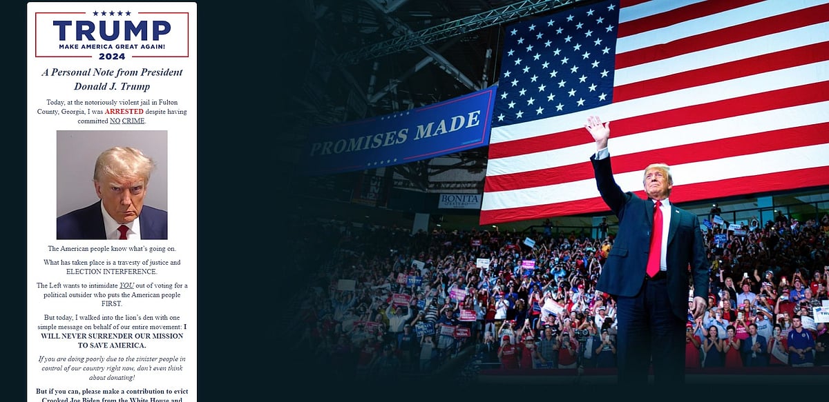 DONALDJTRUMP.COM HOMEPAGE