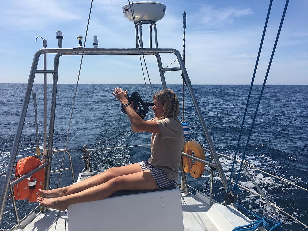 Practicing sextant skills