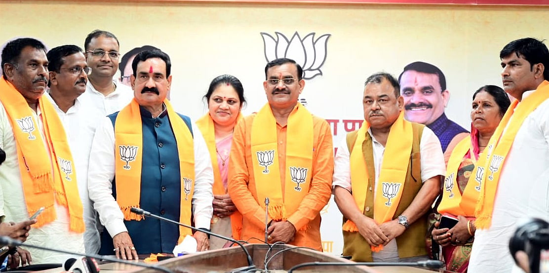 Bhopal: Jolt To Congress Ex-MLA Couple, Abhay Mishra & Neelam, Returns To BJP 