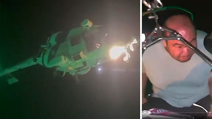 Indian Coast Guard Pulls Off Daring Operation | Twitter